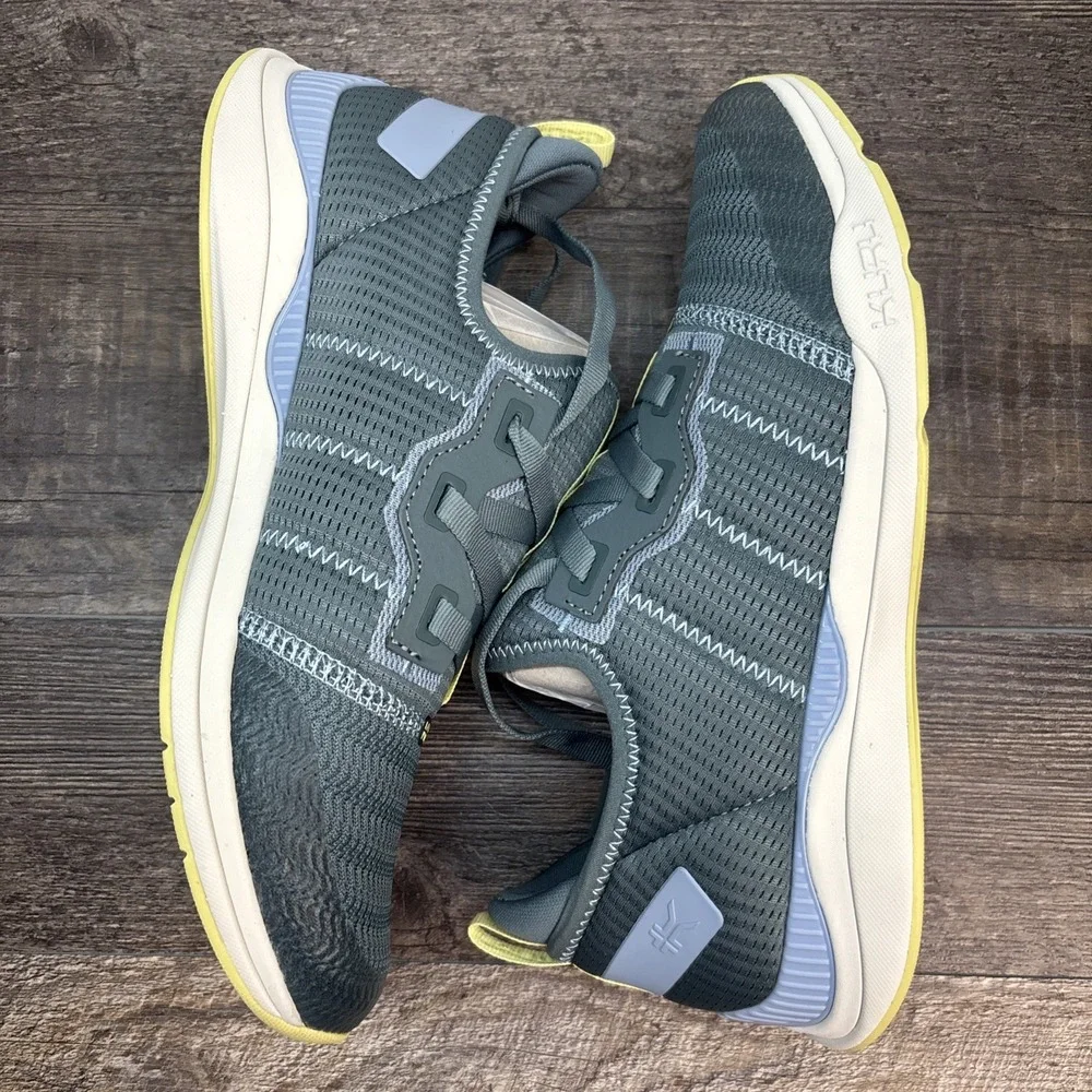 KURU Stride Move Women's 9.5 Sneaker Shoe Blue Haze-Lime Sorbet $149 NEW